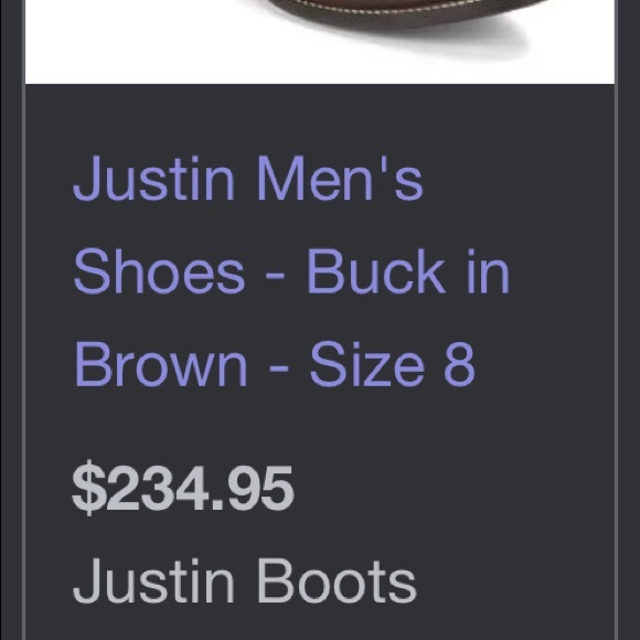 Justin Buck in Brown Boots - Picture 12 of 12